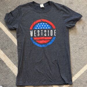 Westside Graphic Tee - Charcoal Gray